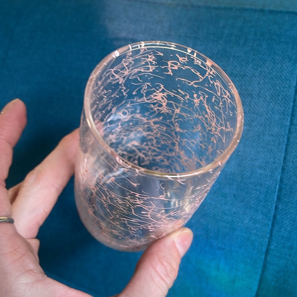 Vintage Hazel Atlas spaghetti string drinking glass - Picture 6 of 6